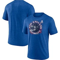 Men's Fanatics Heathered Royal New England Patriots Sporting Chance T-Shirt