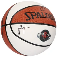 Jalen Green Houston Rockets Autographed White Panel Basketball