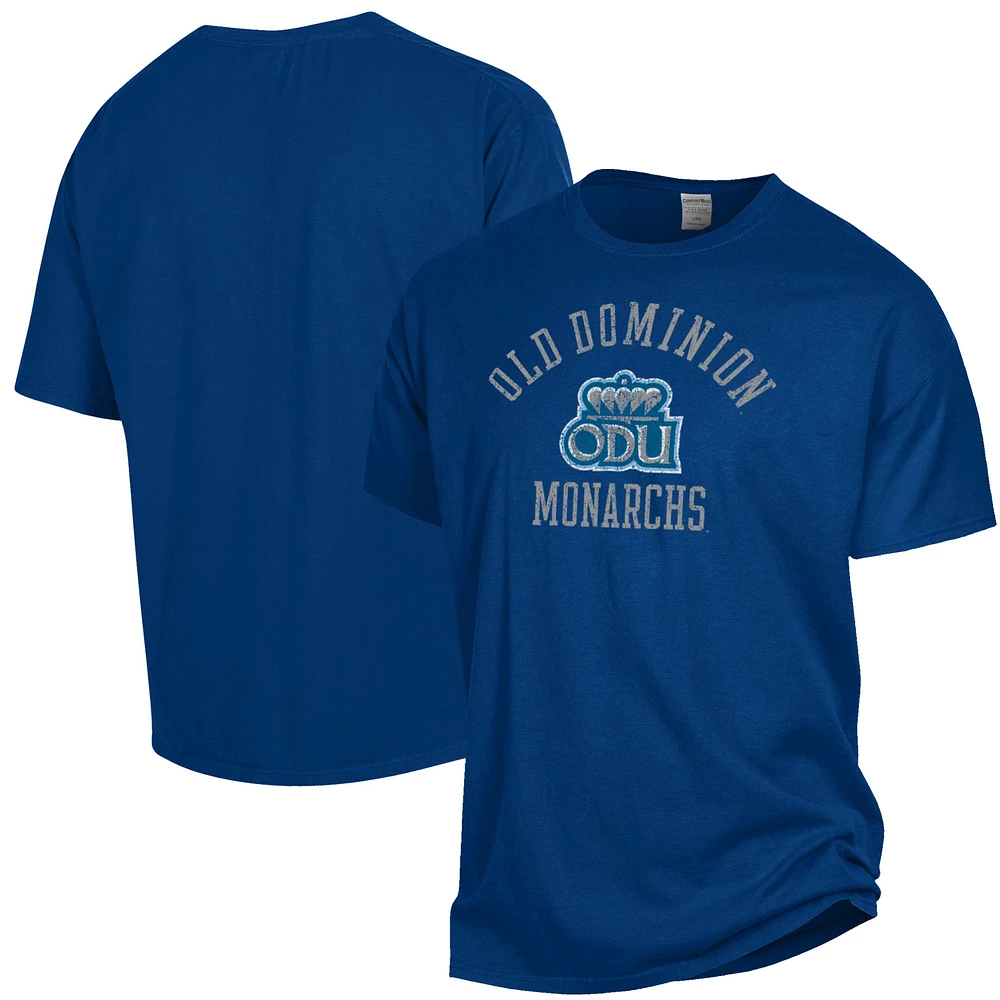 Men's ComfortWash Navy Old Dominion Monarchs Arch Logo Garment Dyed T-Shirt