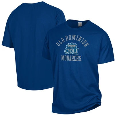 Men's ComfortWash Navy Old Dominion Monarchs Arch Logo Garment Dyed T-Shirt