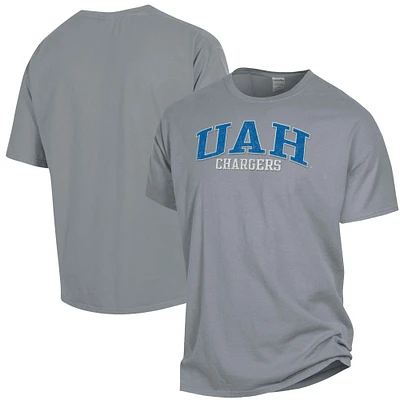 Men's ComfortWash Gray UAH Chargers Garment Dyed T-Shirt