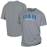 Men's ComfortWash Gray UAH Chargers Garment Dyed T-Shirt