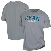 Men's ComfortWash Gray Kean University Cougars Garment Dyed T-Shirt
