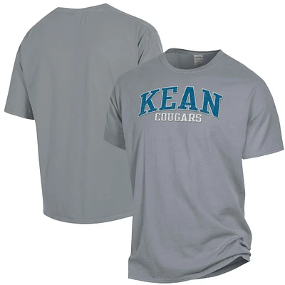 Men's ComfortWash Gray Kean University Cougars Garment Dyed T-Shirt
