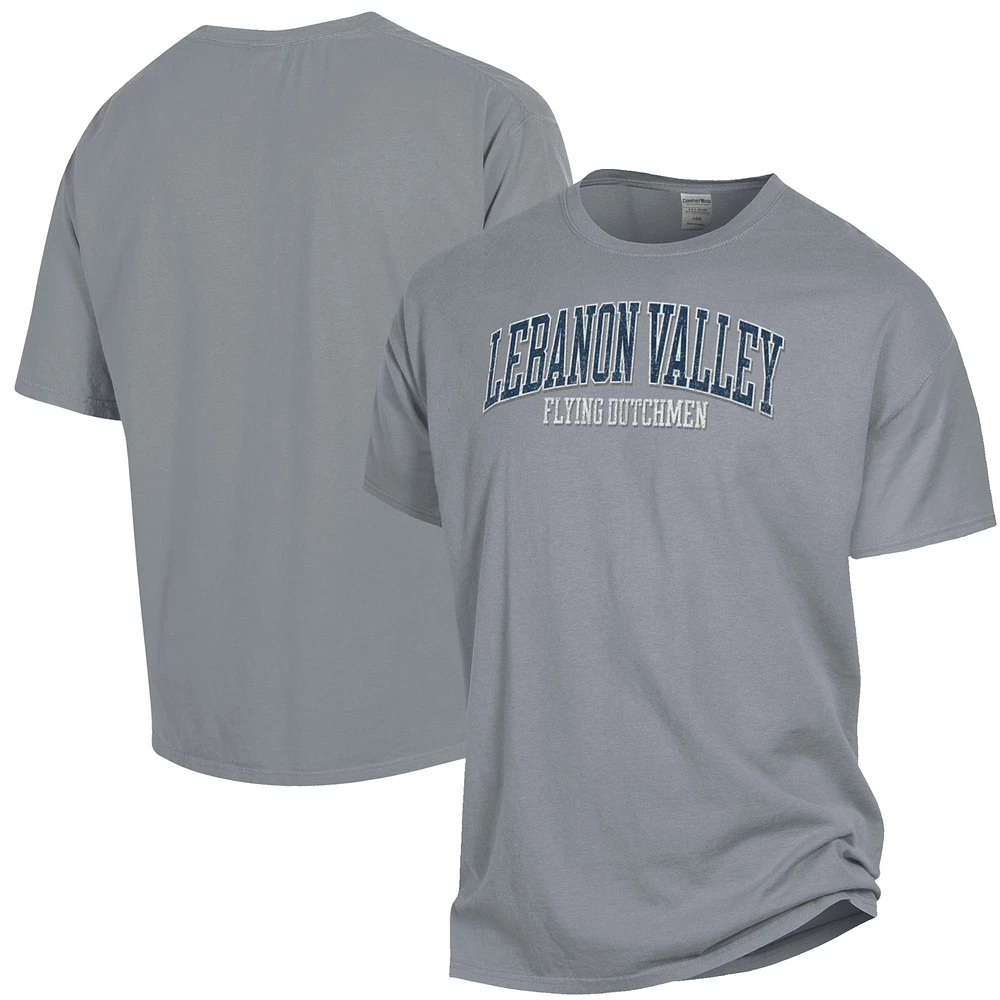Men's ComfortWash Gray Lebanon Valley Flying Dutchmen Garment Dyed T-Shirt