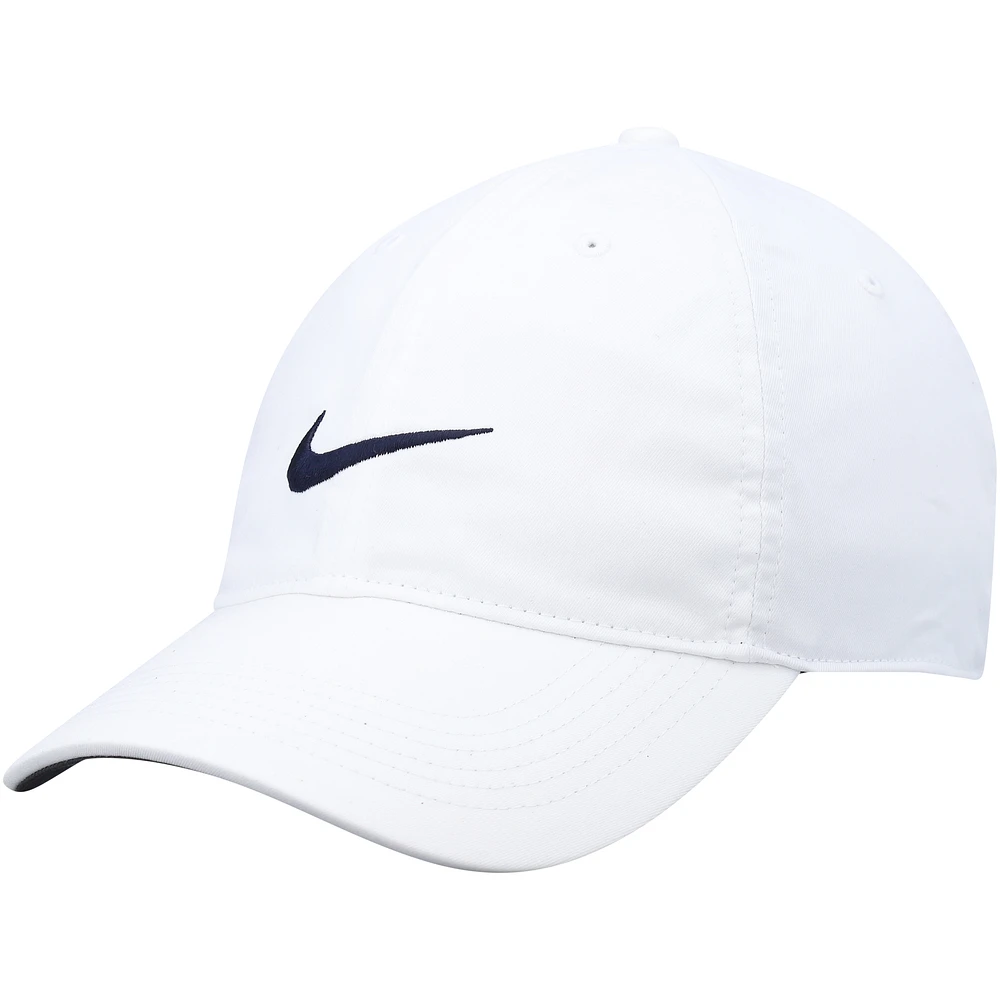 Men's Nike Golf White Heritage86 Logo Performance Adjustable Hat