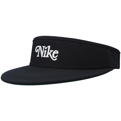 Youth Nike Golf Black Tall Performance Adjustable Visor