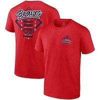 Men's Fanatics Red Atlanta Braves 2021 World Series Champions Miles T-Shirt