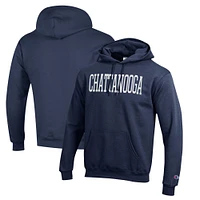 Men's Champion Navy Tennessee Chattanooga Mocs Eco Powerblend Pullover Hoodie