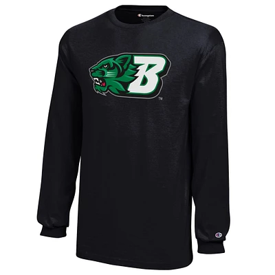 Youth Champion Black Binghamton Bearcats Jersey Long Sleeve T-Shirt