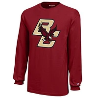 Youth Champion Maroon Boston College Eagles Jersey Long Sleeve T-Shirt