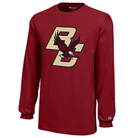 Youth Champion Maroon Boston College Eagles Jersey Long Sleeve T-Shirt