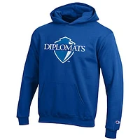 Youth Champion Blue Franklin & Marshall Diplomats Eco Powerblend Pullover Hoodie