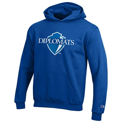 Youth Champion Blue Franklin & Marshall Diplomats Eco Powerblend Pullover Hoodie