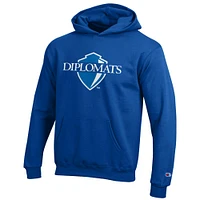 Youth Champion Blue Franklin & Marshall Diplomats Eco Powerblend Pullover Hoodie