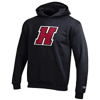 Youth Champion Black Haverford Fords Eco Powerblend Pullover Hoodie