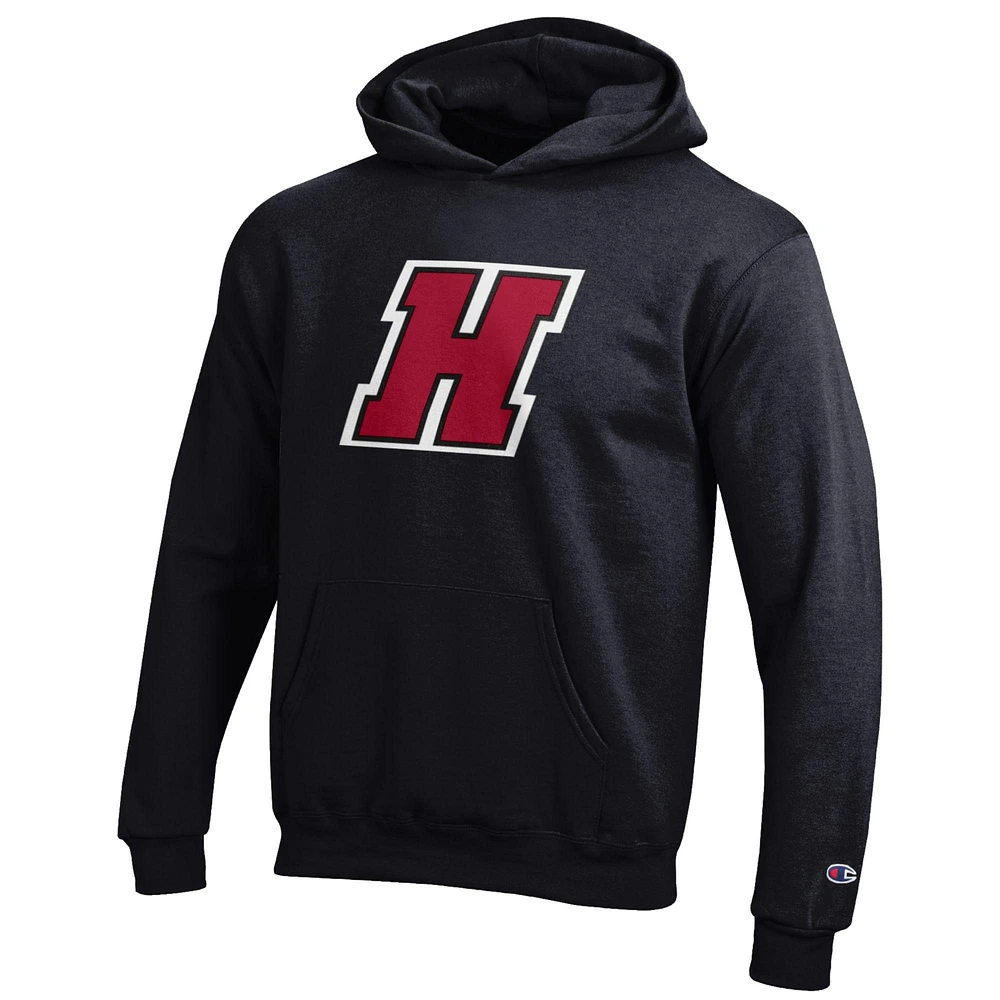 Youth Champion Black Haverford Fords Eco Powerblend Pullover Hoodie