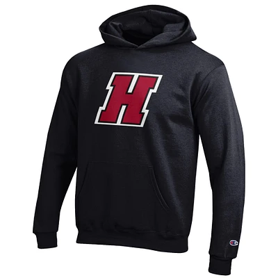 Youth Champion Black Haverford Fords Eco Powerblend Pullover Hoodie