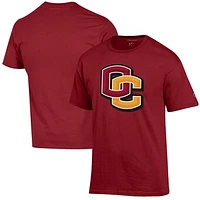 Men's Champion Cardinal Oberlin Yeomen Primary Jersey T-Shirt