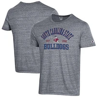 Men's Champion Heathered Gray South Carolina State Bulldogs Ultimate Tri-Blend T-Shirt