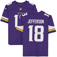 Justin Jefferson Minnesota Vikings Autographed Purple Nike Limited Jersey