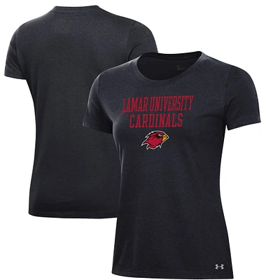 Women's Under Armour Black Lamar Cardinals Performance T-Shirt