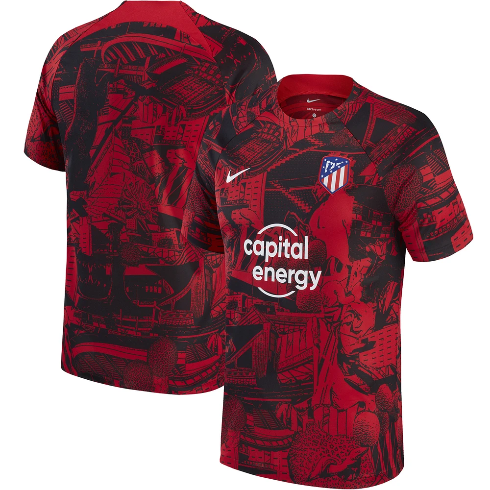 Men's Nike Red Atletico de Madrid 2022/23 Pre-Match Top