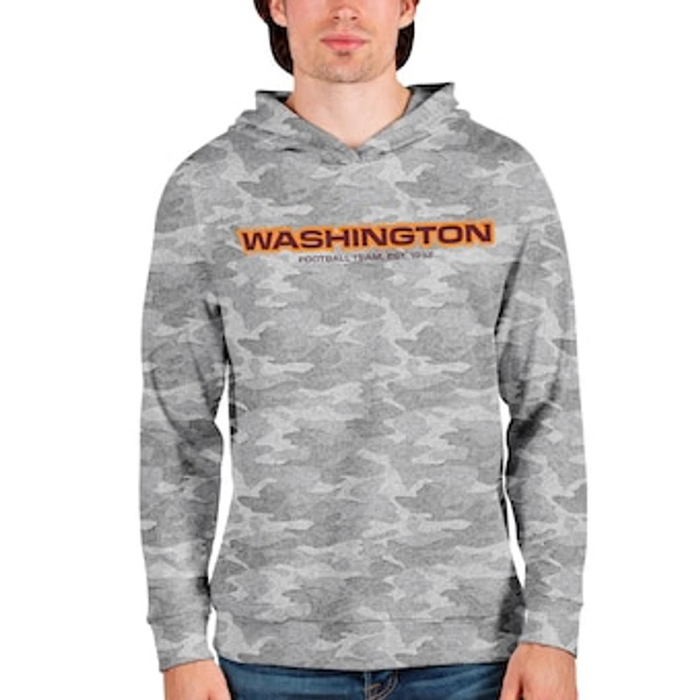 Men's Antigua Camo Washington Football Team Team Absolute Pullover Hoodie