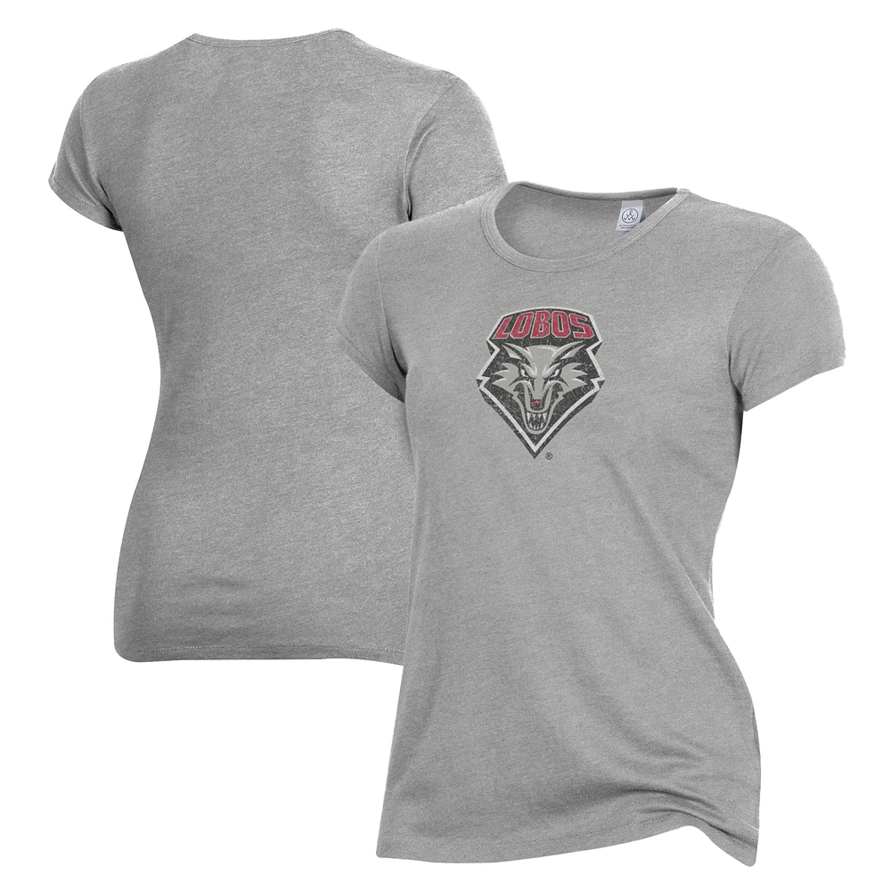 Women's Alternative Apparel Gray New Mexico Lobos Keepsake T-Shirt