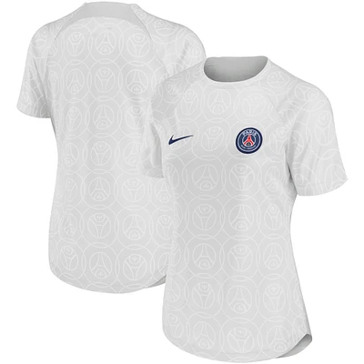 Women's Nike Gray Paris Saint-Germain 2022/23 Pre-Match Home Performance Top