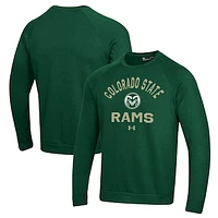 Men's Under Armour Green Colorado State Rams All Day Fleece Pullover Sweatshirt