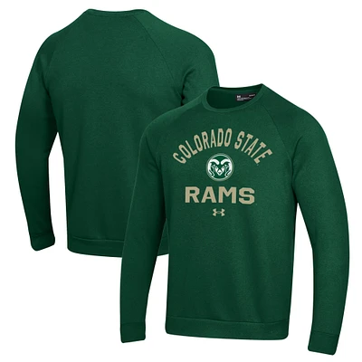 Men's Under Armour Green Colorado State Rams All Day Fleece Pullover Sweatshirt