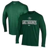 Men's Under Armour Green Loyola Greyhounds Performance Long Sleeve T-Shirt