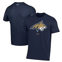 Men's Under Armour Navy Montana State Bobcats Logo Performance T-Shirt