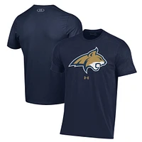 Men's Under Armour Navy Montana State Bobcats Logo Performance T-Shirt
