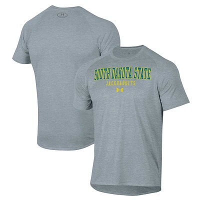 Men's Under Armour Gray South Dakota State Jackrabbits Tech T-Shirt