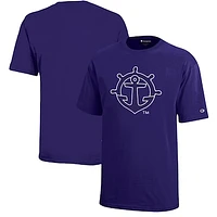 Youth Champion Purple Portland Pilots Jersey T-Shirt