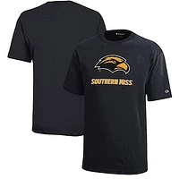 Youth Champion Black Southern Miss Golden Eagles Jersey T-Shirt
