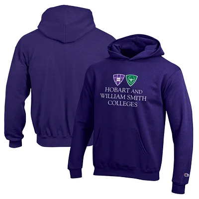 Youth Champion Purple Hobart Statesmen Eco Powerblend Pullover Hoodie