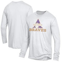 Men's Alternative Apparel White Alcorn State Braves Keeper Long Sleeve T-Shirt