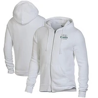 Men's Alternative Apparel White Loyola Greyhounds Rocky Full-Zip Hoodie