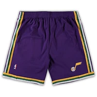 Men's Mitchell & Ness Purple Utah Jazz Big Tall Hardwood Classics Team Swingman Shorts