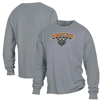 Men's ComfortWash Gray Mercer Bears Garment Dyed Long Sleeve T-Shirt
