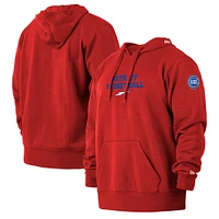 Men's New Era Red Detroit Pistons 2021/22 City Edition Big & Tall Pullover Hoodie