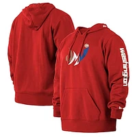 Men's New Era Red Washington Wizards 2021/22 City Edition Big & Tall Pullover Hoodie