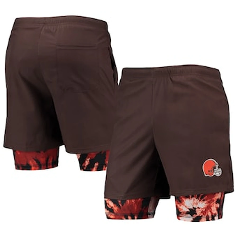 Men's FOCO Brown Cleveland Browns Running Shorts