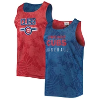 Men's FOCO Royal Chicago Cubs Floral Reversible Mesh Tank Top