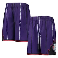 Youth Mitchell & Ness Purple Toronto Raptors 1998 Hardwood Classics 75th Anniversary Swingman Shorts