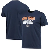 Men's Levelwear Navy New York Riptide Team Logo Thrive T-Shirt