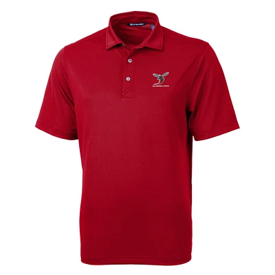 Men's Cutter & Buck Delaware State Hornets Big Tall Virtue Eco Pique Recycled Polo